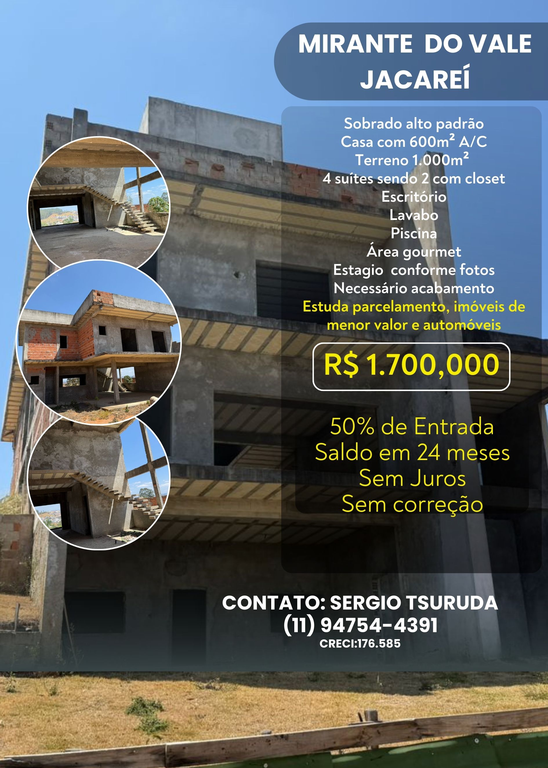 #SO0072 - Sobrado para Venda em Jacareí - SP
