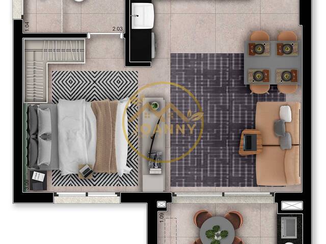 #15597 - Apartamento para Venda em São José dos Campos - SP - 1