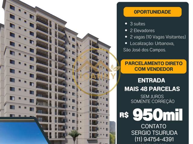 #15627 - Apartamento para Venda em São José dos Campos - SP - 1